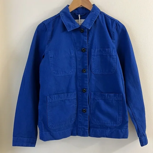 NWT Everlane The Chore Jacket in Bleu De Travail Size XS - Picture 3 of 11